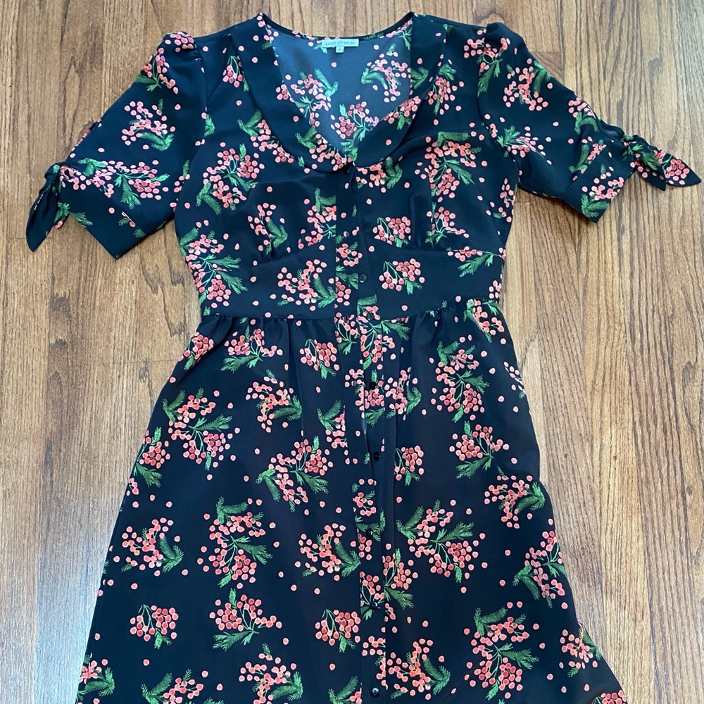 Dress with Short Sleeves